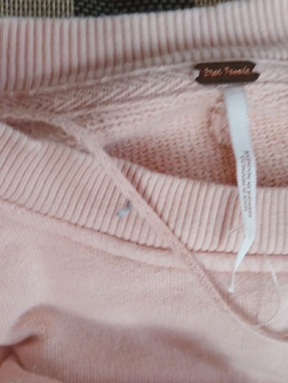 Free People Ruffled Crop Sweatshirt